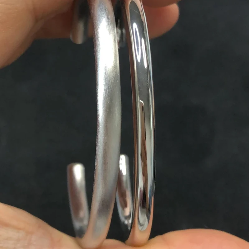 Silver Bangle High Quality Bracelet Jonc Le 15g 31g Bracelet Ruban Le 15g 31g Le Gramme Sterling Silver Jewelry Wholesale Price