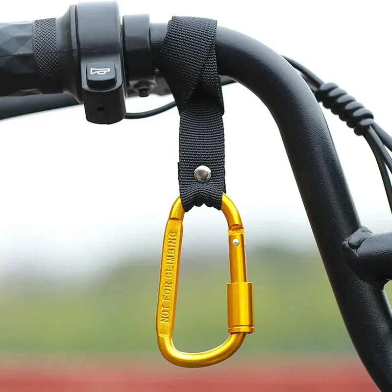 

Motorcycle Bicycle Aluminum Alloy Front Mount Handlebar Hook Clip for Secure Bag Helmet Hanging