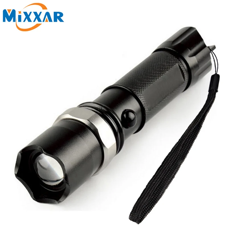 ZK30 Q5 T6 Led Tactical Flashlight Zoomable Torch Camping lantern Hiking Light Lamp Lantern for 18650 or 3*AAA Battery