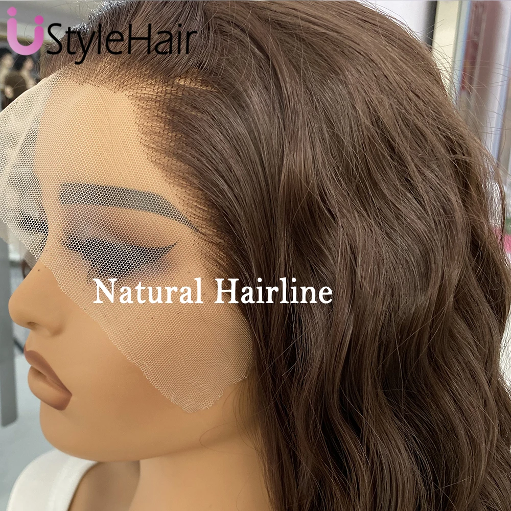 UStyleHair-Perruque synthétique courte ondulée, perruque de cosplay marron, aspect naturel, 12 amarans, degré de chaleur, 03 utilisation