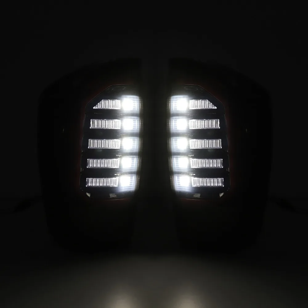 سيارة LED التوصيل والتشغيل الضوء الخلفي الجمعية ل 2016-2022 تويوتا تاكوما أضواء خلفية DRL تشغيل تحول الفرامل عكس أضواء