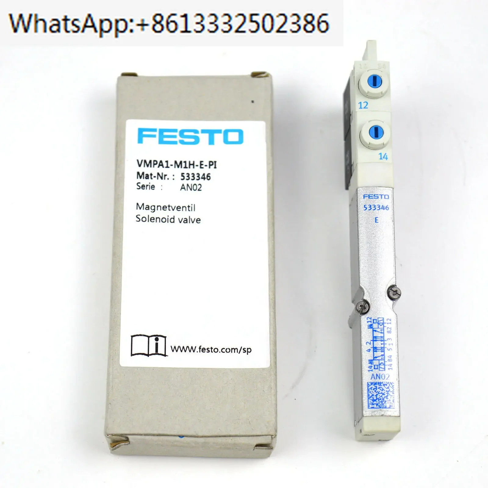 FESTO VMPA1-M1H-E-PI Solenoid Valve 533346 10mm