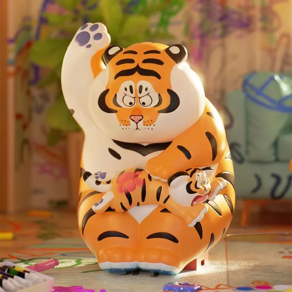 Anime Blind Box Figure - I Am Not Fat Tiger Panghu Father Son Series 1 Trendy Kawaii Model Toy Collectible for Birthday Gifts image 3