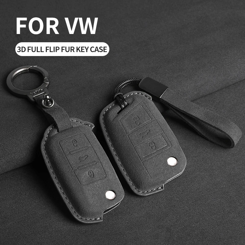 

Car Key Case Cover For VW Volkswagen Polo Tiguan Passat Golf Jetta Lavida Golf 7 MK7 Tiguan MK2 Car Key Holder Shell Accessories