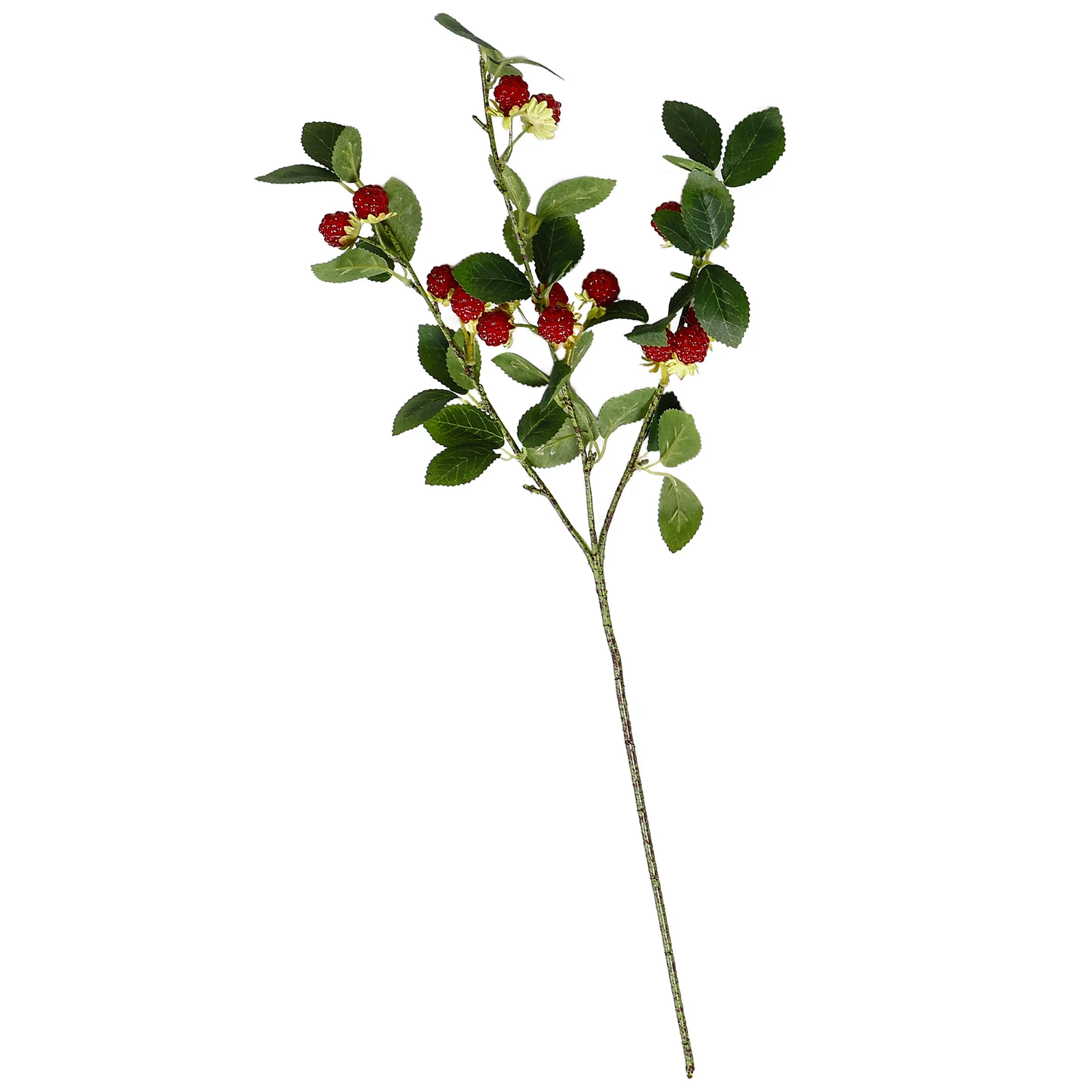 

Simulated Raspberry Decoration Artificial Stem Indoor Plants Home Branch Red Berry Stems Fake Fruits Long Lasting DecorFruits
