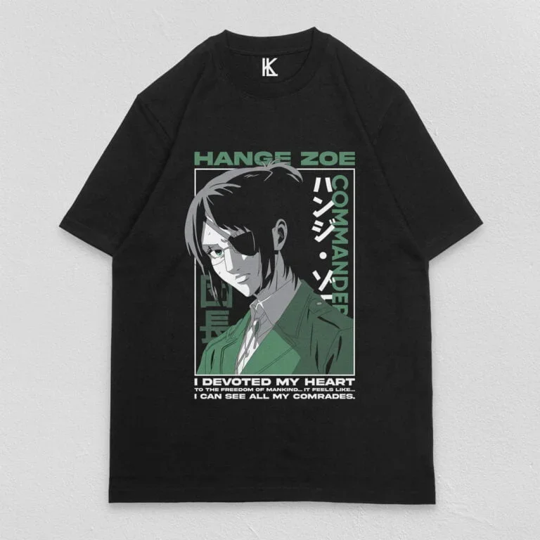 

Remera de Hange ZoeVintage Special Unisex T-shirt Anime Shirt,Soft Tee All Size