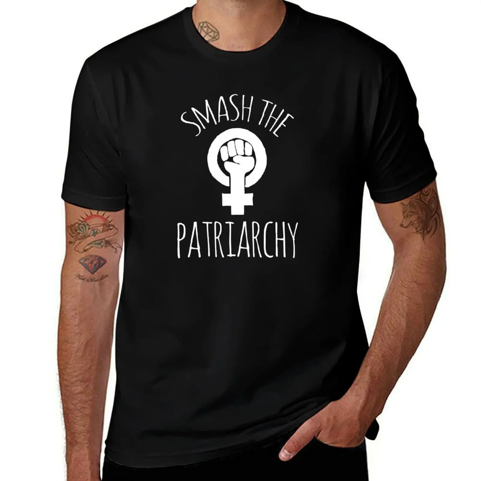 

Smash the Patriarchy T-Shirt man t shirts graphic t shirts for man pack white T-Shirt