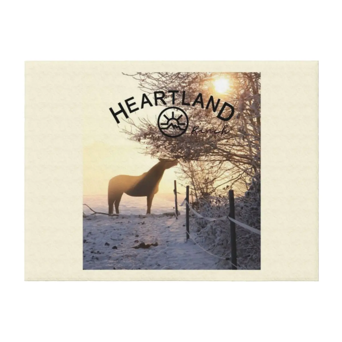 

Heartland Ranch , Heartland Horse Throw Blanket Thermal Warm Giant Sofa Heavy Blankets