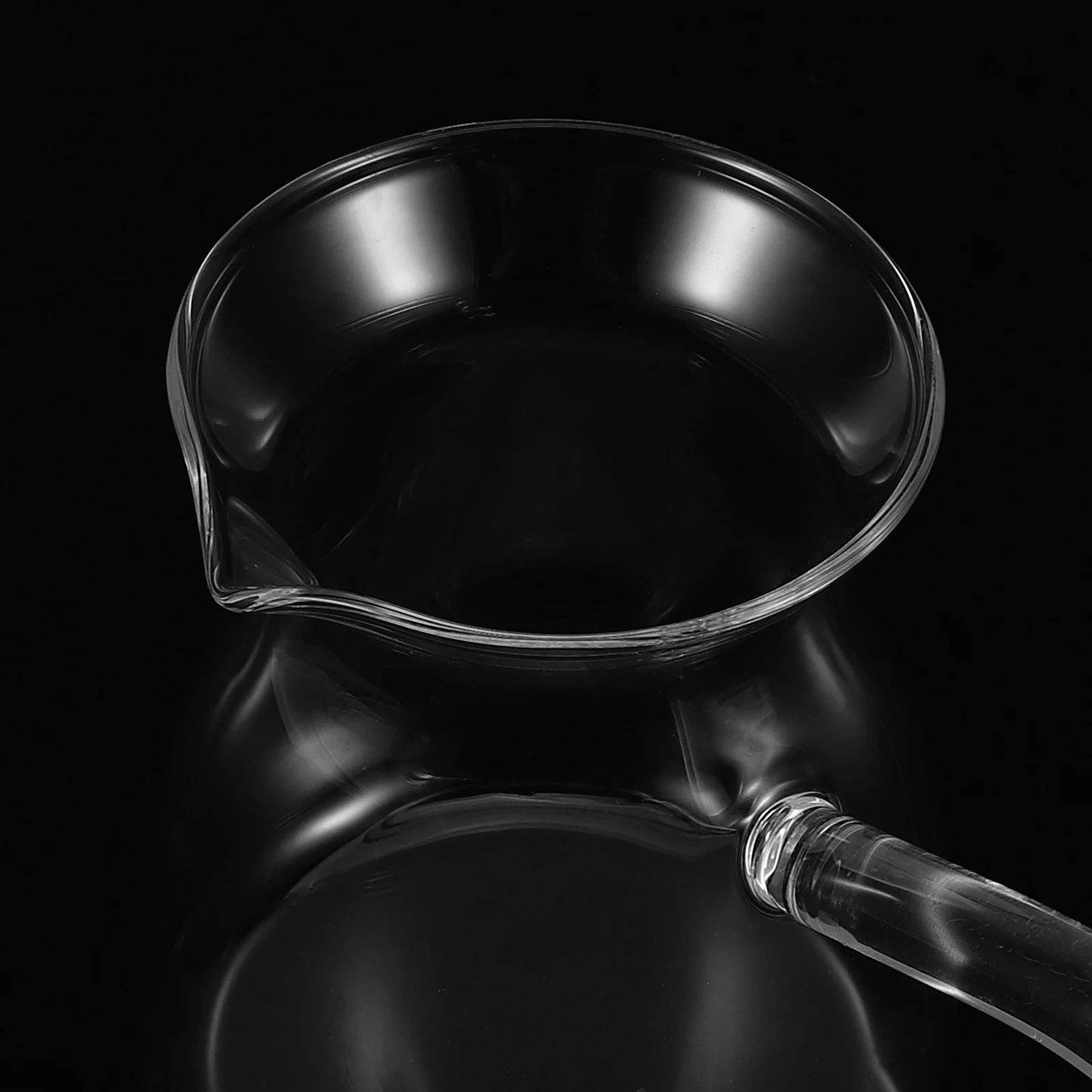 2 قطعة 450 مللي أواني القهوة التركية السميكة الشفافة البورسليكات الزجاج الحليب باخرة مقاومة للحرارة قبضة أنيقة #2