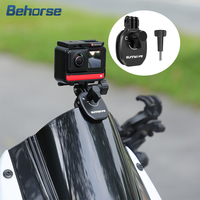Motorcycle Windshield Quick Release Clip Mount Holder For Insta360 Go Ultra/X5/X4/Ace Pro 2/DJI Osmo 360/DJI Action 5 Pro/GoPro