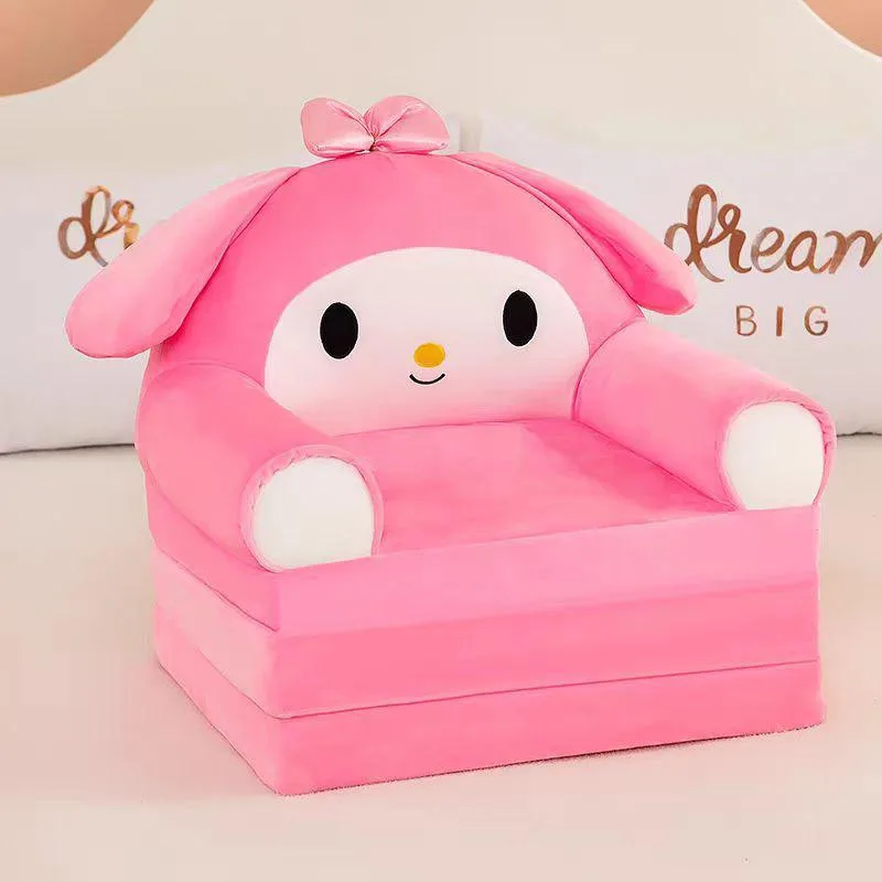 Anime Cartoon Sanrio Hello Kitty Kuromi Child Kawaii Sofa Chair Folding Sofa Bed Lazy Small Sofa 115X50Cm In Stock