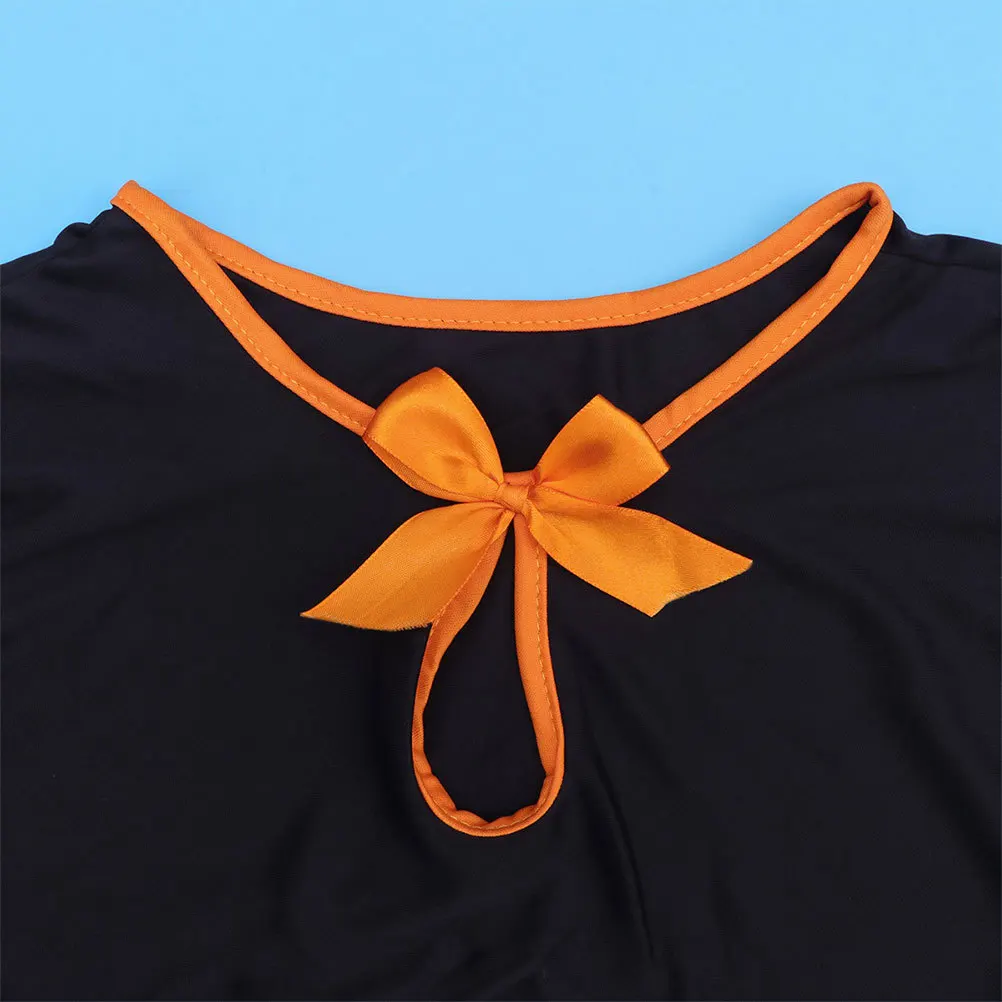 

1Set Halloween Pumpkin Cape Hat Set Kids Wizard Costume Cosplay Party Stage Performance Costume Halloween Cape