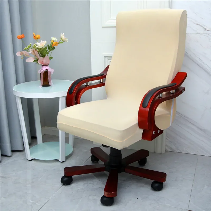 

Spandex Stretch Seat Cover for Computer Chair Cover Large Size Office Chair Cover Rotating Chair Slipcover Seat Case