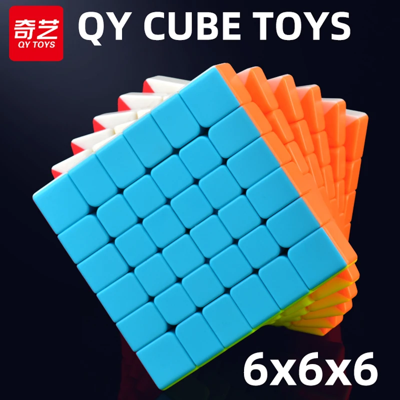 QiYi Speedcube 6x6x6 Qifang Magic Cube Professional 6x6 Speed Puzzle 6×6 Children's Fidget Toy QY Original Cubo Magico for Games