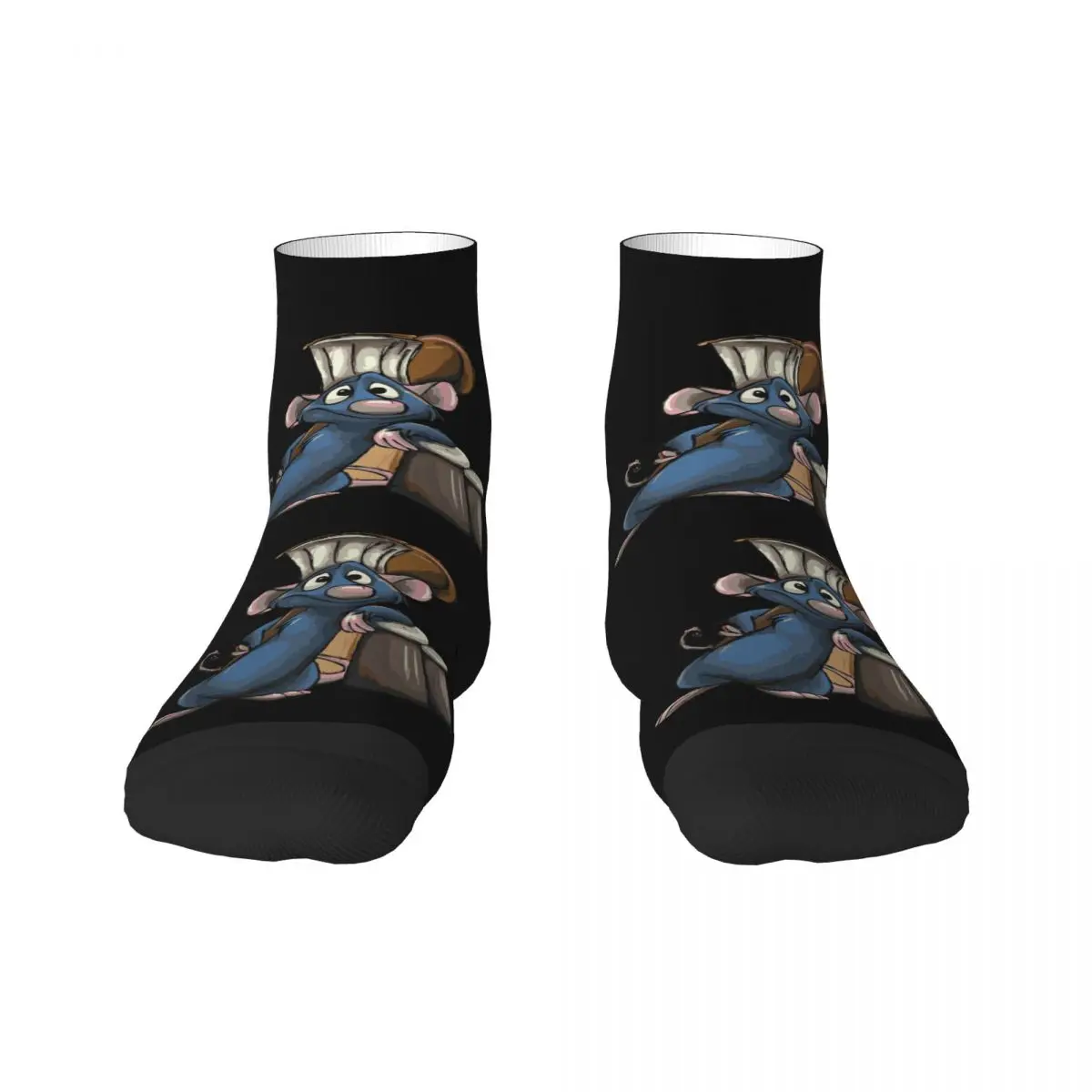 Remy- Ratatouille Men's Crew Socks Unisex Cute 3D Printing Dress Socks