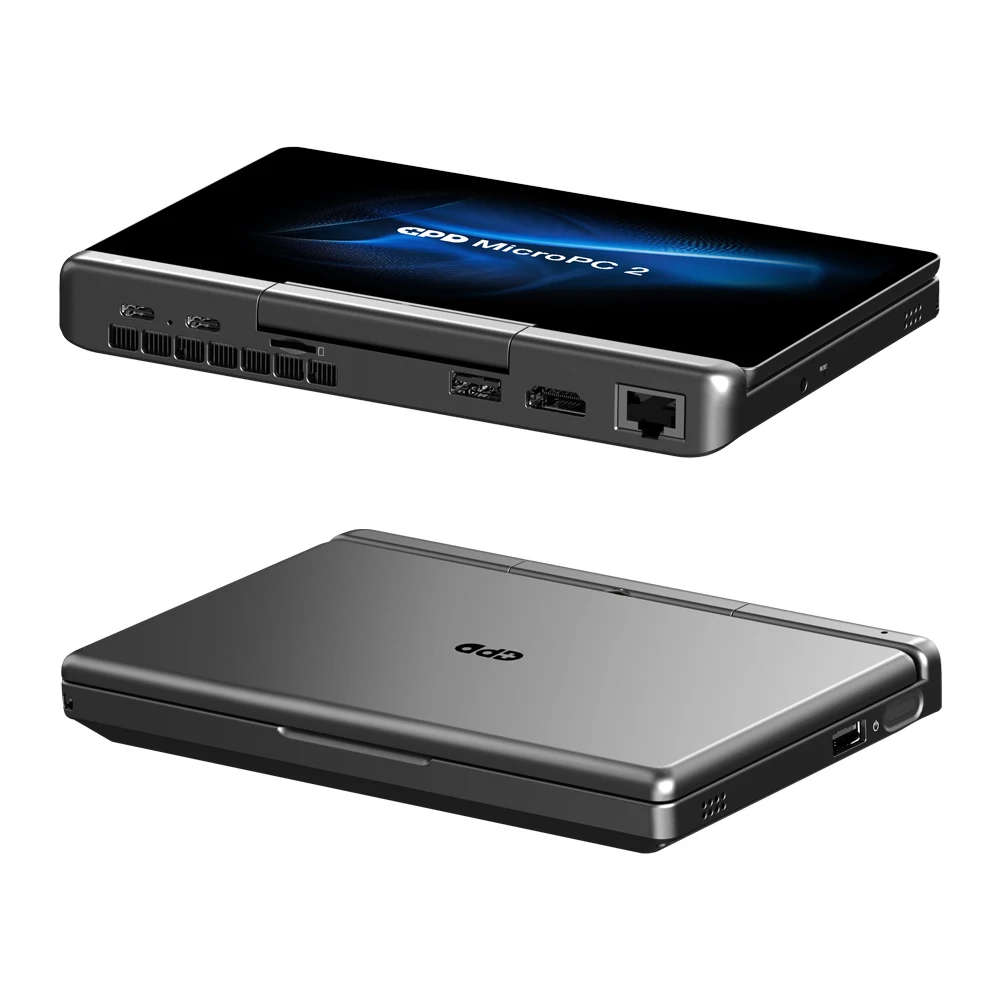 كمبيوتر محمول صغير بشاشة 7 بوصة GPD MicroPC 2 Intel ®   الأساسية ™   i3-N300 كمبيوتر محمول محمول بسعة 16 جيجابايت/512 جيجابايت ونظام التشغيل Windows 11