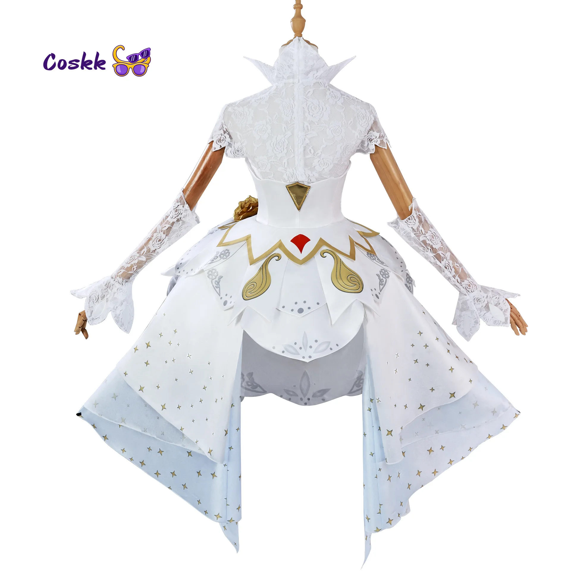 Anime Cosplay Wedding Outfit - Xiao Qiao - close-up view