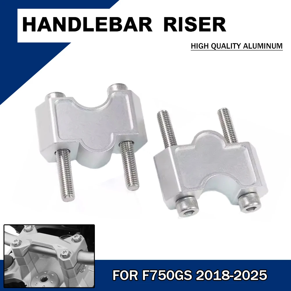Motorcycle Handlebar Raise Mount Extend For F750GS 2018 2019 2020 2022 2023 2024 2025 For F750 GS Handle Bar Riser Heighten 30MM