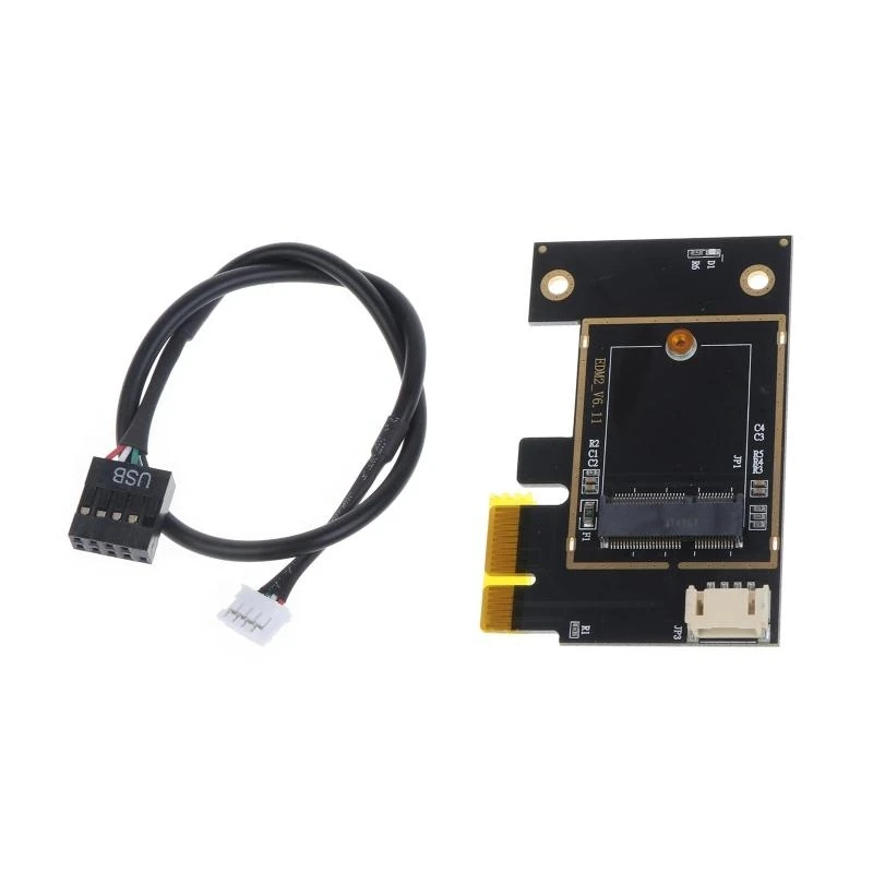 M.2 Wifi 어댑터 M2 NGFF Key A E - PCI Express PCI-E 1X NGFF 지원 2230 무선 네트워크 카드 (AX200 9260AC 8265AC 호환)