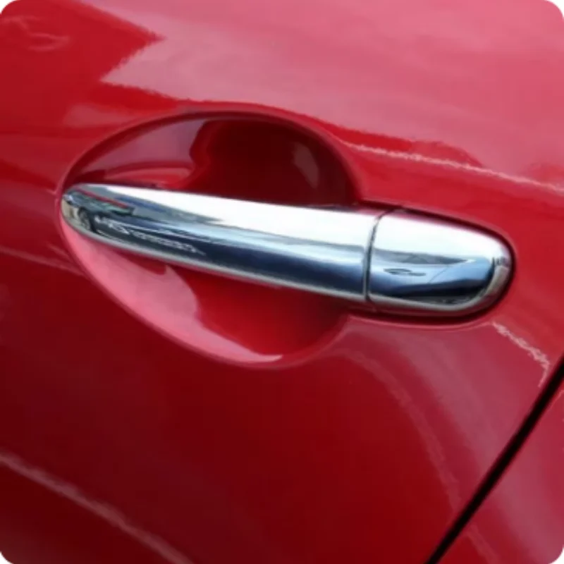 

ABS chrome carbon Car door hanele decorative Cover door handle bowl decorative For Mazda 6 Atenza 2020 -2023