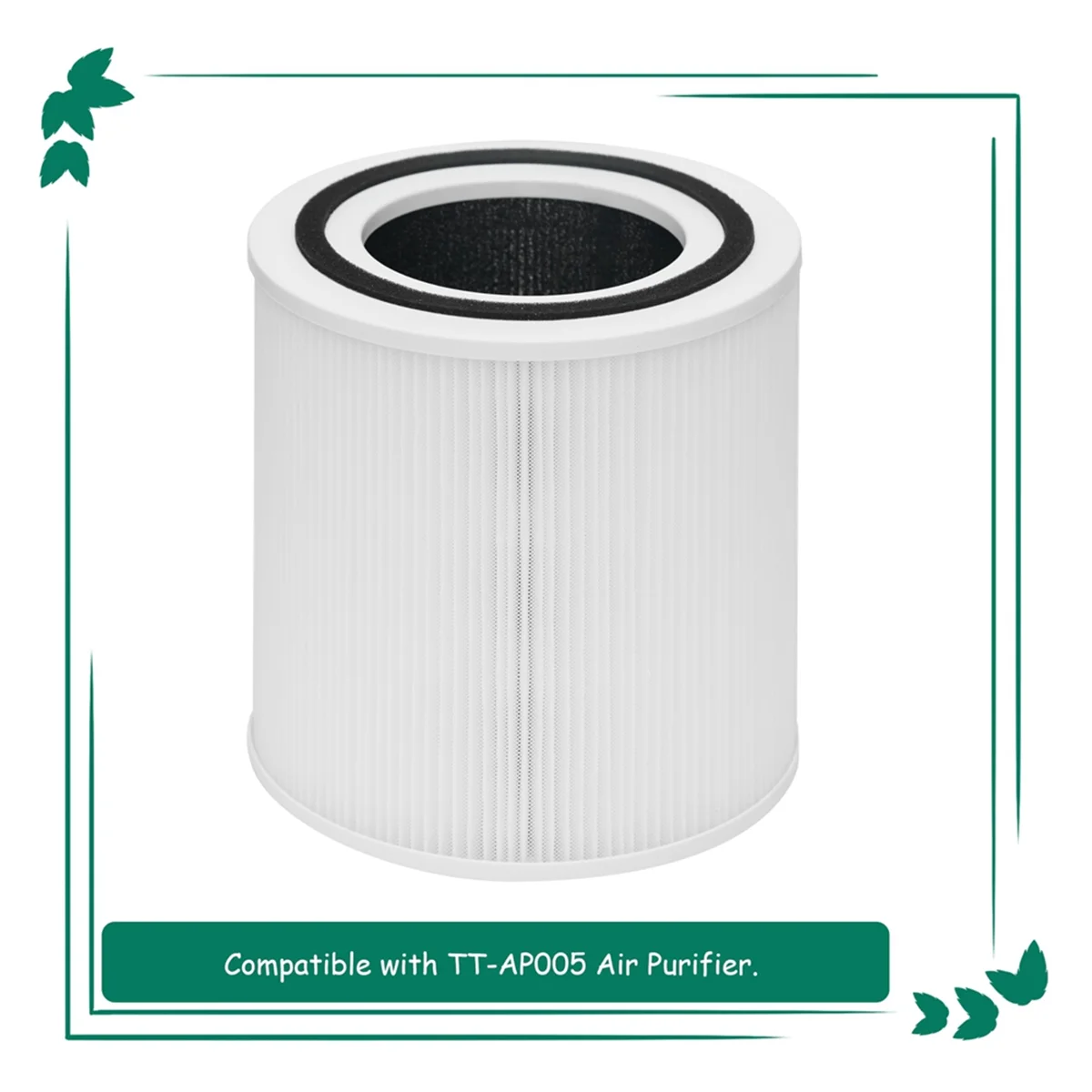 TT-AP005 Filter Replacement for TT-AP005 Air Purifier, 3-In-1 Pre-Filter, H13 Grade True HEPA Filter