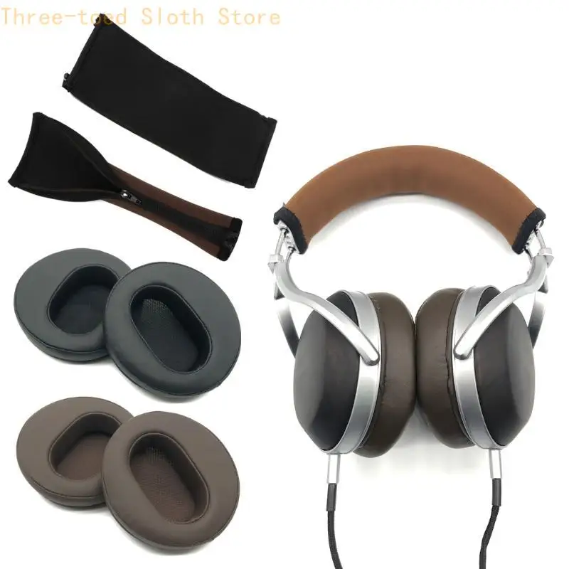 Kopfhörer-Earpads Ohrkissen Stirnband für AH-D2000 D5000 D5200 D7000 Headsets E74A