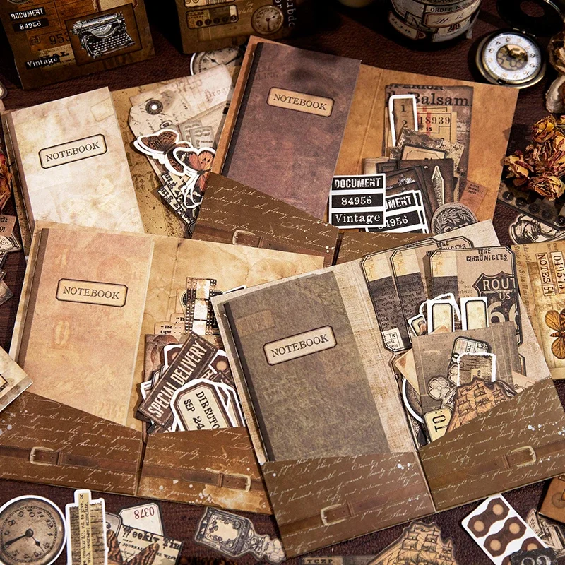 45 листов в наборе, винтажные бумажные блокноты для заметок, материал для блокнотов, декоративная основа для письма, альбом для вырезок, справочник 160*90 мм