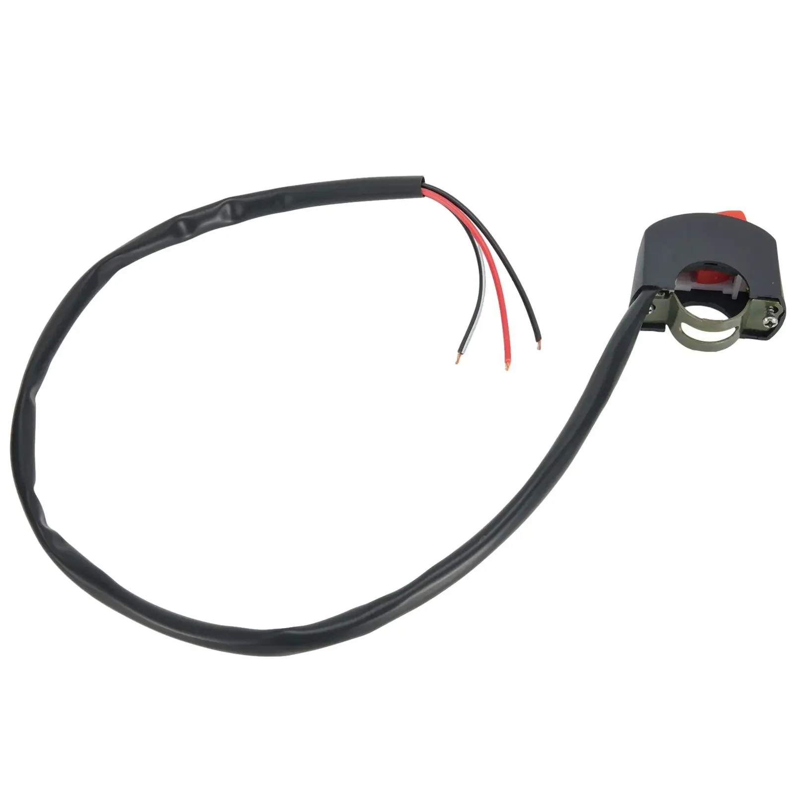 Handlebar Switch ON/OFF Switch 2-25cm/ 7/8\" 22mm About 52cm/20.5\" Plastic On The Handlebar Three Buttons LED