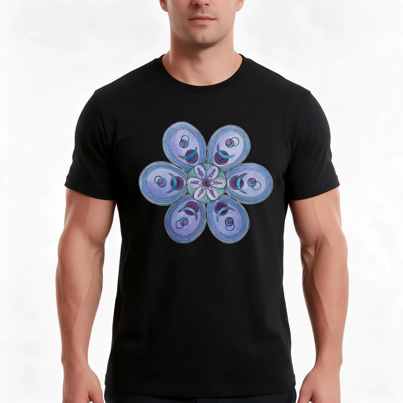 Crown Light Activation Ascended Master T-Shirt Summer Casual Cotton Tee Oversized Streetwear Tops Vintage Graphic Print