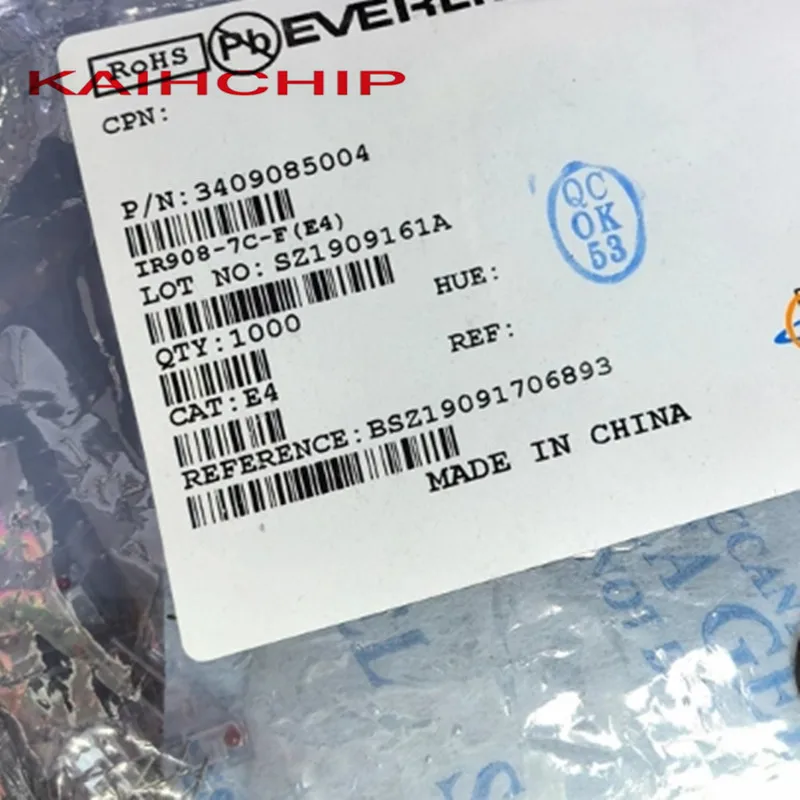 50 шт. ИК-светодиод с боковым эффектом IR908-7C PT908-7B PT908-7C Инфракрасный светодиодный фототранзистор DIP-2 IR908 PT908 PT908 вид сбоку DIP2