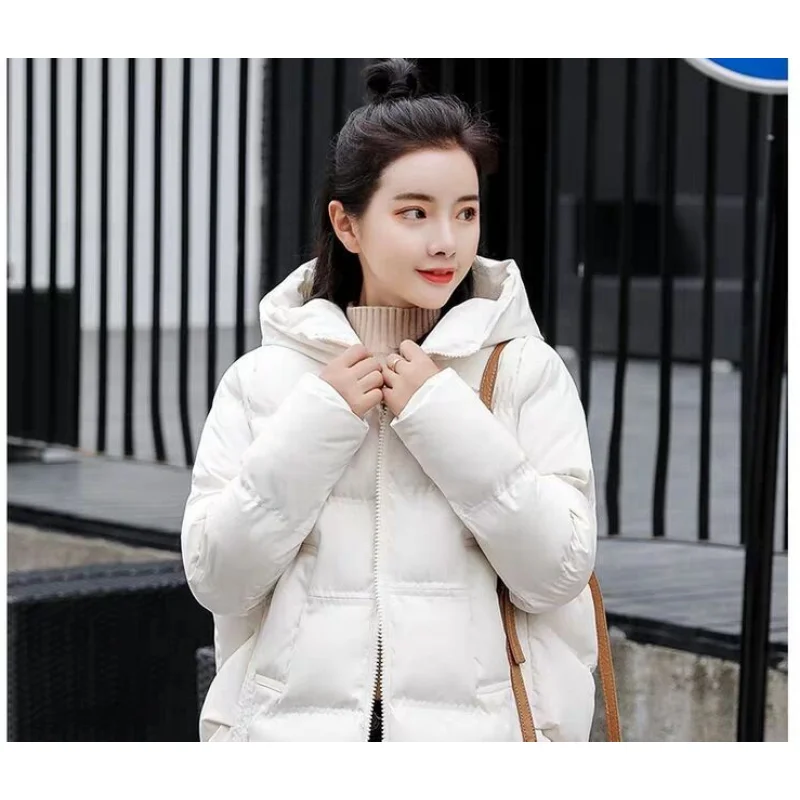 2023 Winter New Trendy fashionable Women Short Cotton Coat Loose Coat Coat Large Student Winter Coat Women Jacket