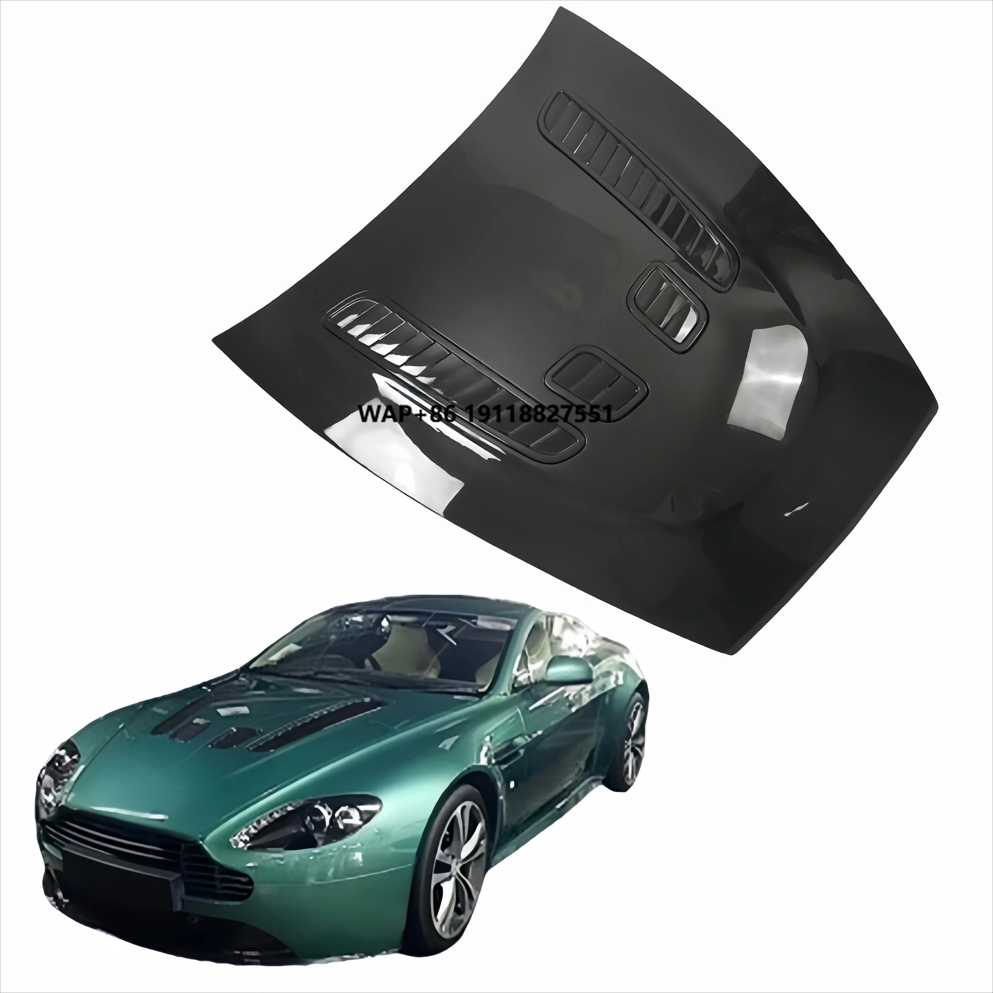 

Suitable for 2007-2018 Models Aston Martin V8 V12 Vantage High Quality Opening Carbon Fiber Engine Hood