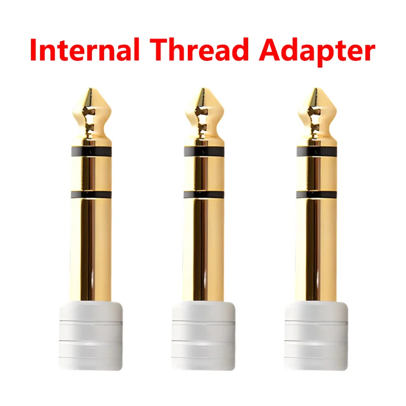 Microphone Adapter Stereo Headphone Jack Audio Plug Male to Female 35 Mm 635mm