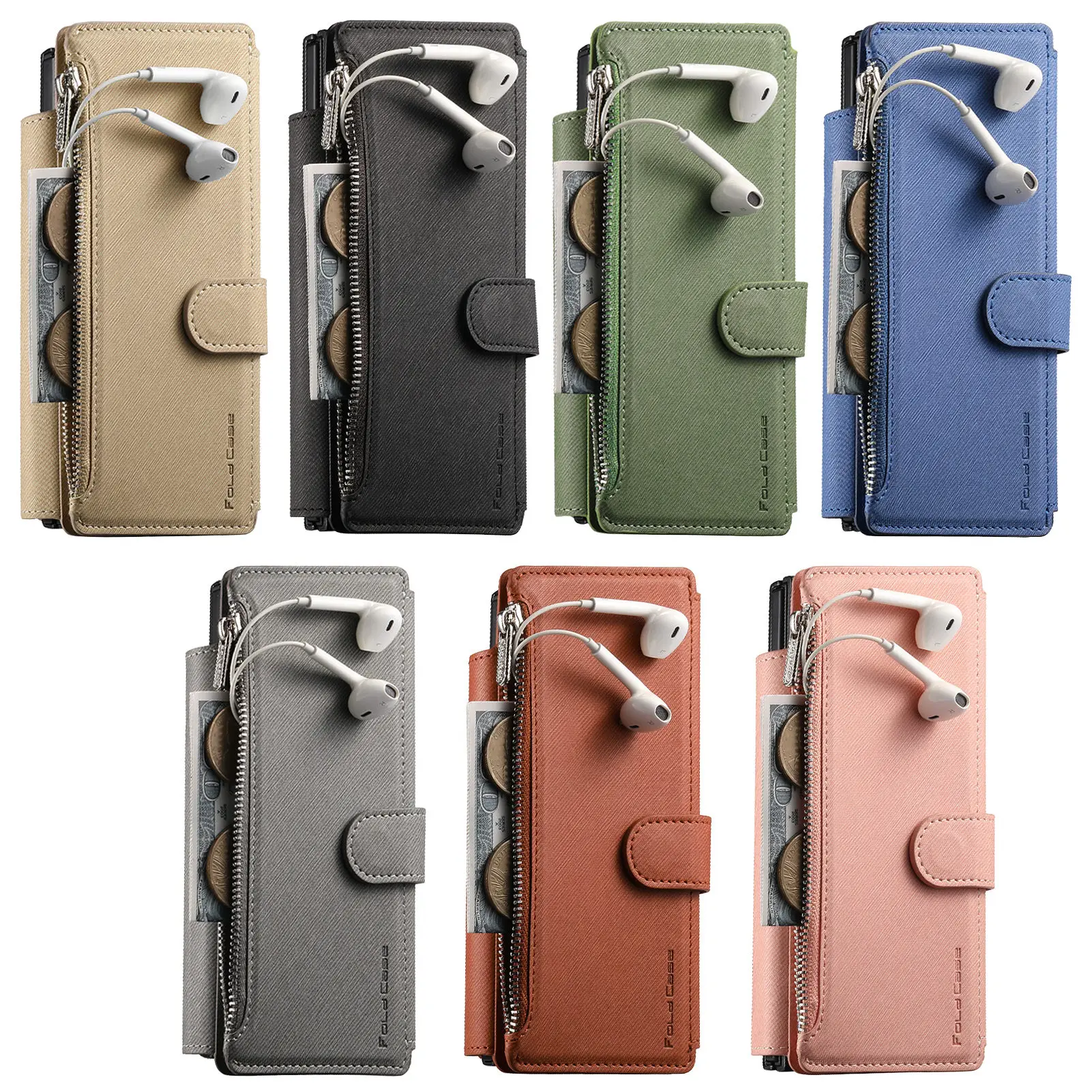 Etui na Honor Magic V3 5G 2 w 1 Magnetyczne Skórzane Bezprzewodowe Ładowanie Karty Kredytowe Uchwyt Pierścień Portfel Składane Odporne na Wstrząsy — zdjęcie produktu 3