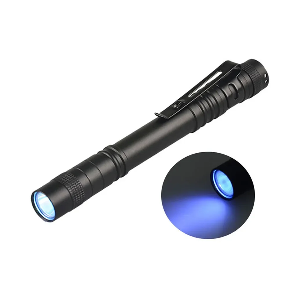 UV Flashlight Ultraviolet Torch 395-400nm Black Light Flashlight UV Light Pen Light Detector for Pet Urine Stains Scorpion