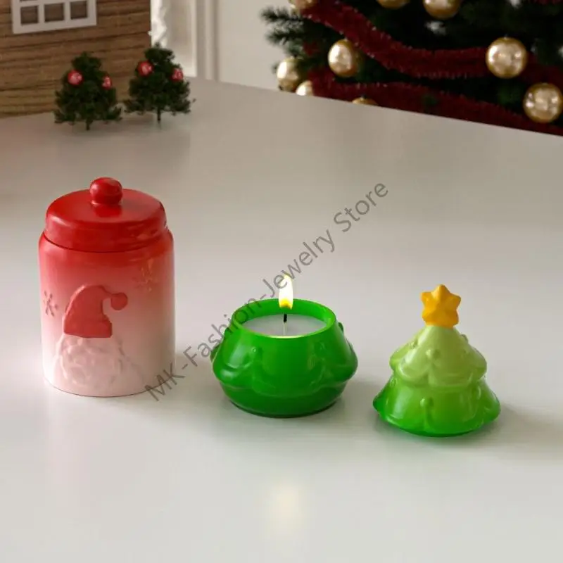 

Q6PF Праздничный силиконовый плесень Санта