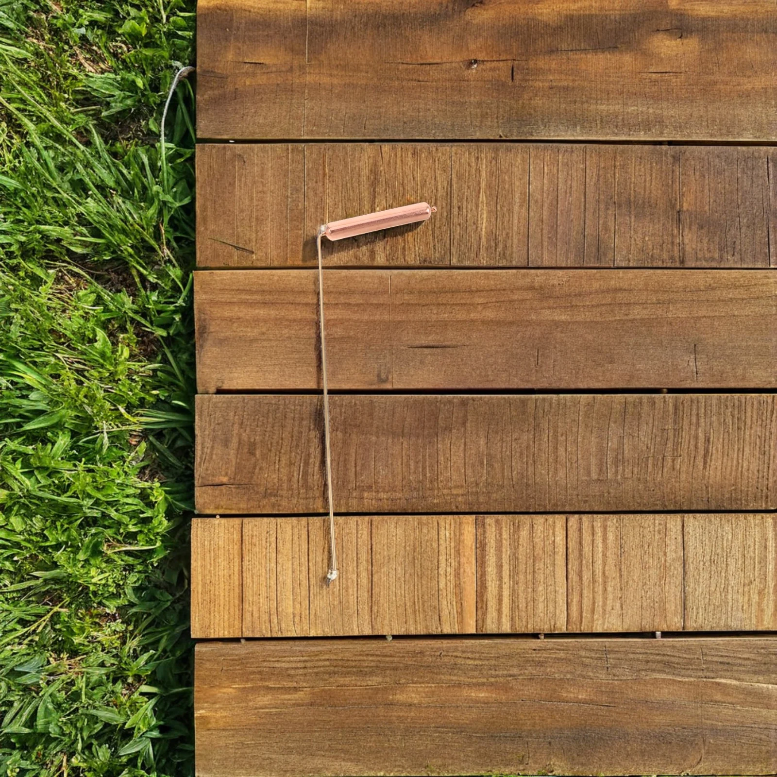 

2Pcs Copper Dowsing Rods Multi Functional Ghost Hunting Water Divining Treasure Detection Tool Brass Divining Rods