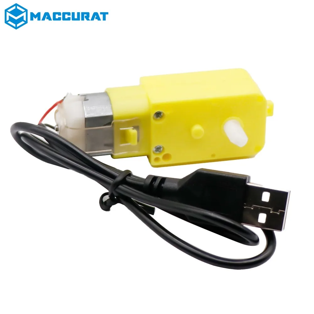 ZYNCUE LA001 DC 5V 59RPM Geared Motor – Single-Axis, Metal Gears, Solderless Install, For 3D Printing, Robotics, STEM Kits