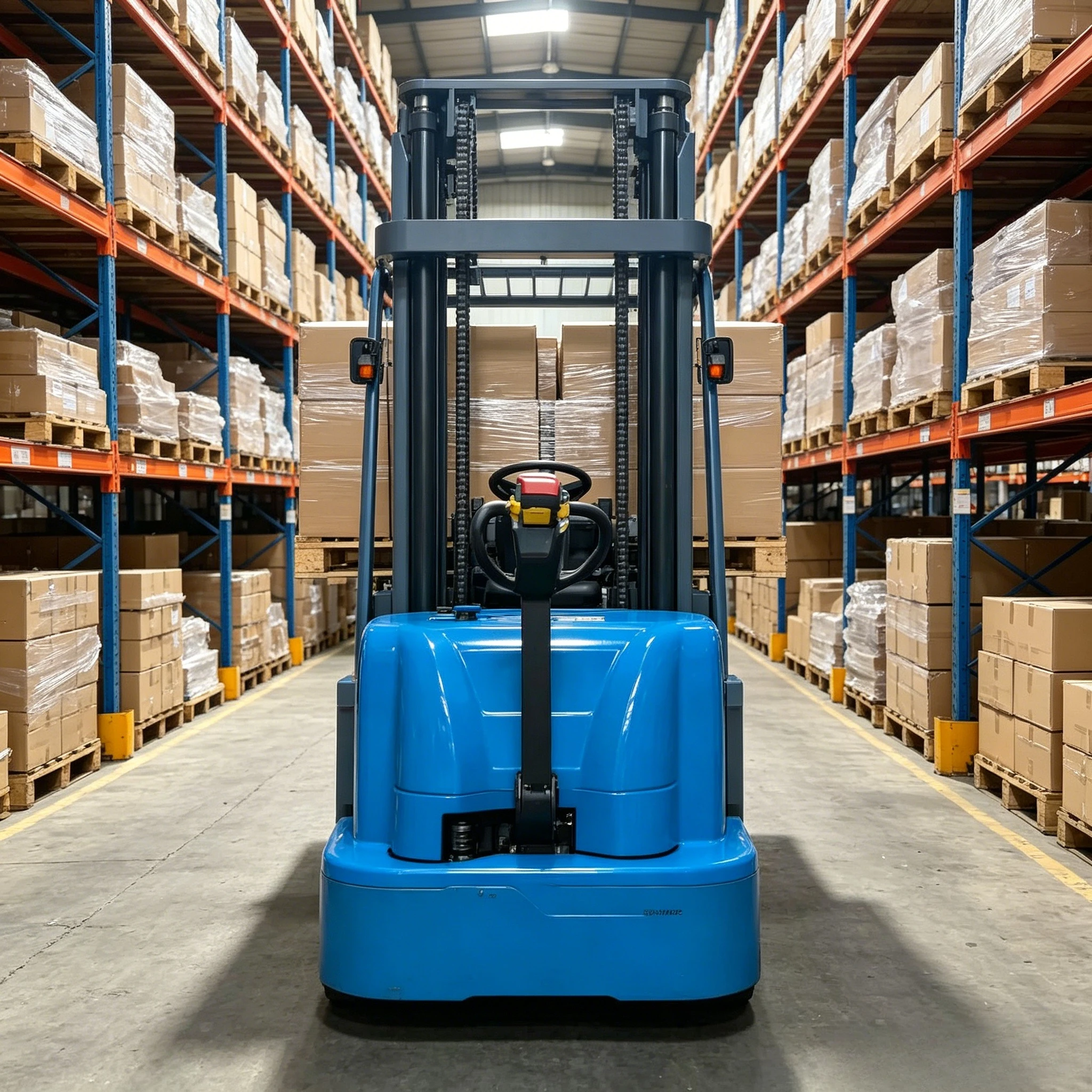 Free Shipping 1 Ton 2 Ton Pallet Stacker 60v Full Electric Selflift Stacker Cheapest Pallet Stacker Electric for Sale