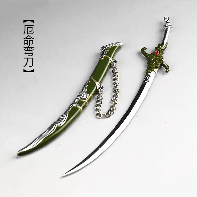 

1/6 Soldier Miniature Cold Weapon Saber Machete With Sheath High Quality Model Fit 12'' Action Figures In Stock