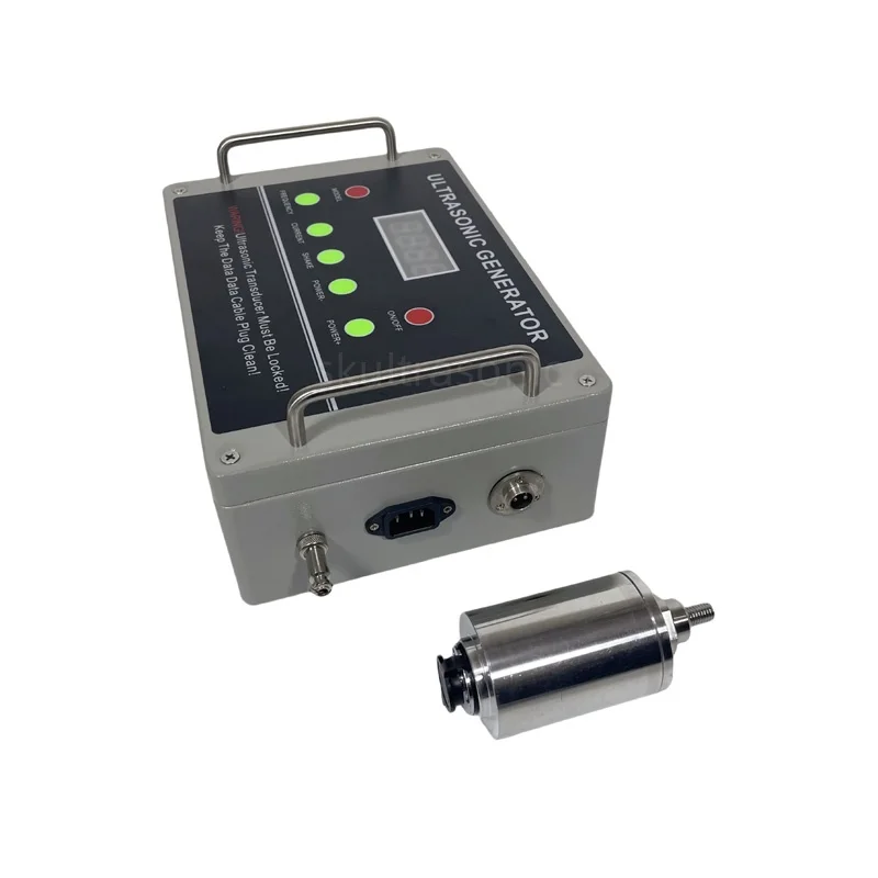 Generator And Ultrasonic Transducer of Industrial Linear Vibrating Screen 200W 28KHZ for Granular Material Screening