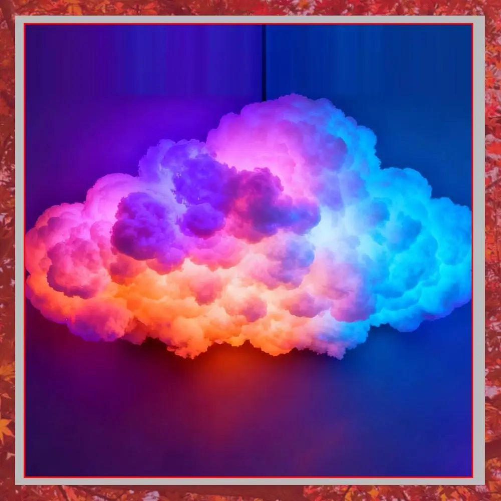 DIY Thundercloud LED Light USB-Powered 3D Big Cloud Lightning Light for Adults Kids Indoor Home Bedroom