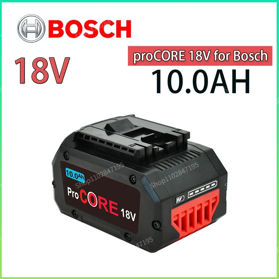 Bosch 18V 10.0AH Professional System Cordless Tool BAT609 BAT618 GBA18V80 21700 Battery 18V 10000mAh ProCORE Replacement Battery