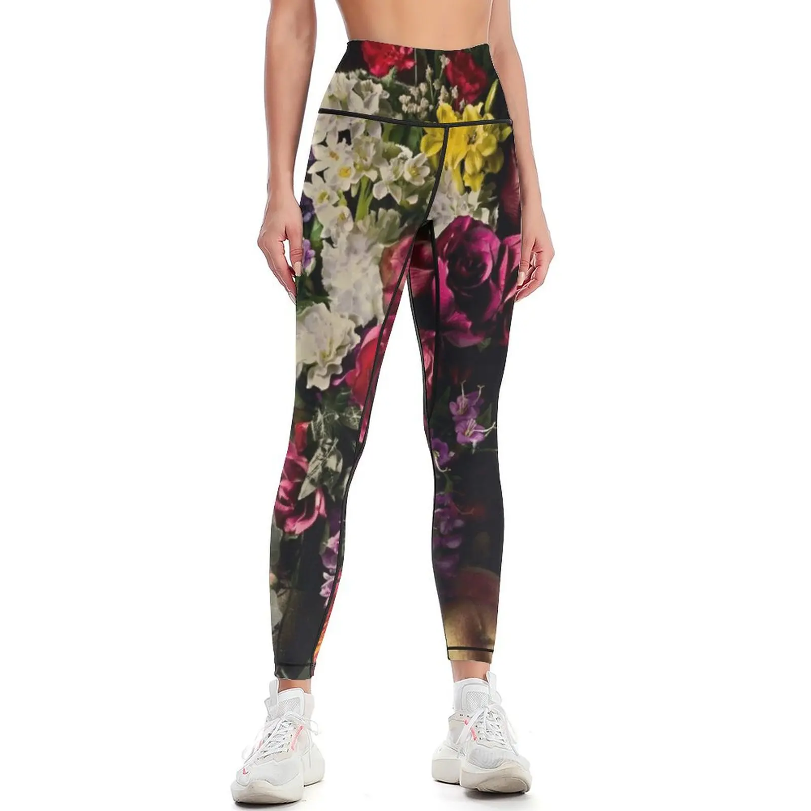 

Rikard Osterlund's Flowers (Philosophy of Futility) Leggings Legging sport gym sportswear woman Womens Leggings