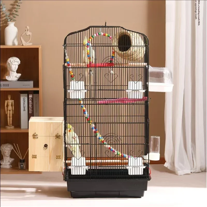 aNew Enhance Luxury Wire Aviary Cage With Multi-layer Spray-painted Wire Competitive Prices For Parrot Specific Bird Cages