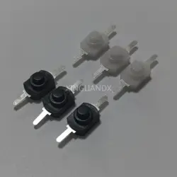 100PCS 1208YD 12*8MM 2Pin DC 30V 1A On Off Mini Flashlight Power Switches Push Button Switch Black White