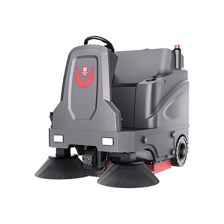 CleanHorse M1 driveway automatic floor sweeper cordless warehouse floor cleaning machine