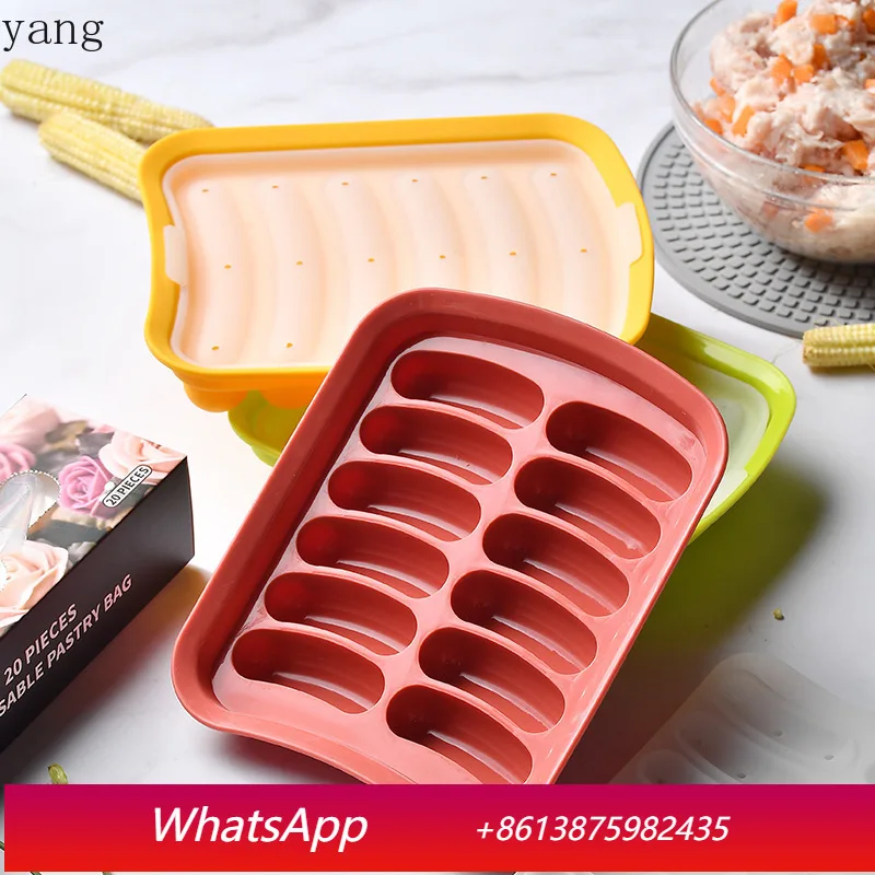 LMM silicone sausage mold, egg sausage mold, complementary food tool, ham box