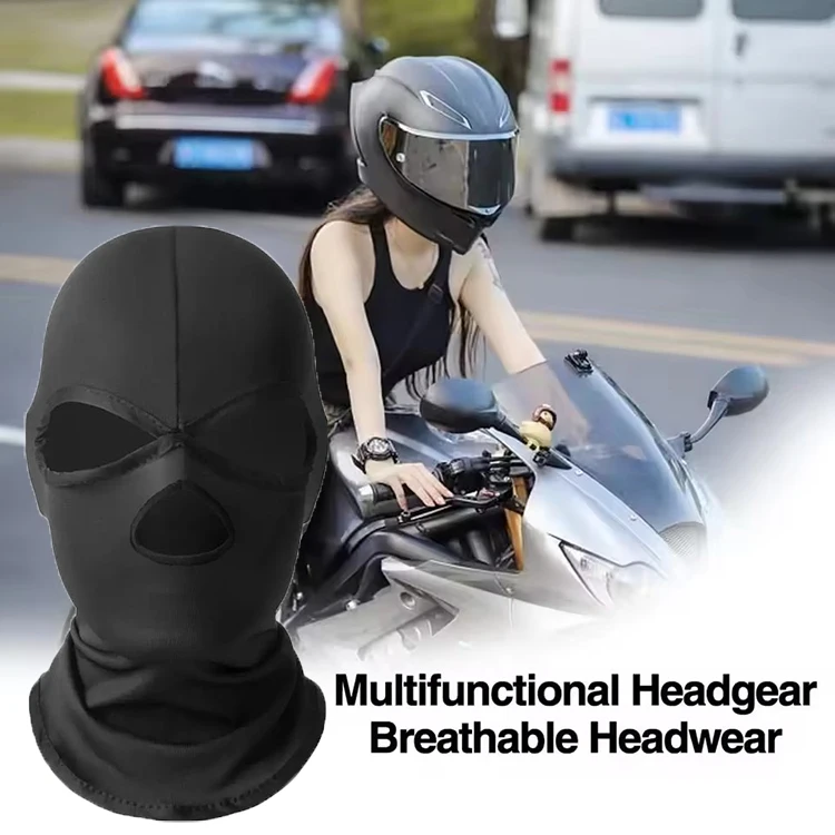 Atmungsaktive Vollgesichtsmaske, Sturmhaube, Outdoor-Sport, Motorrad, Reiten, Sport, UV-Schutzmaske – Detail 9