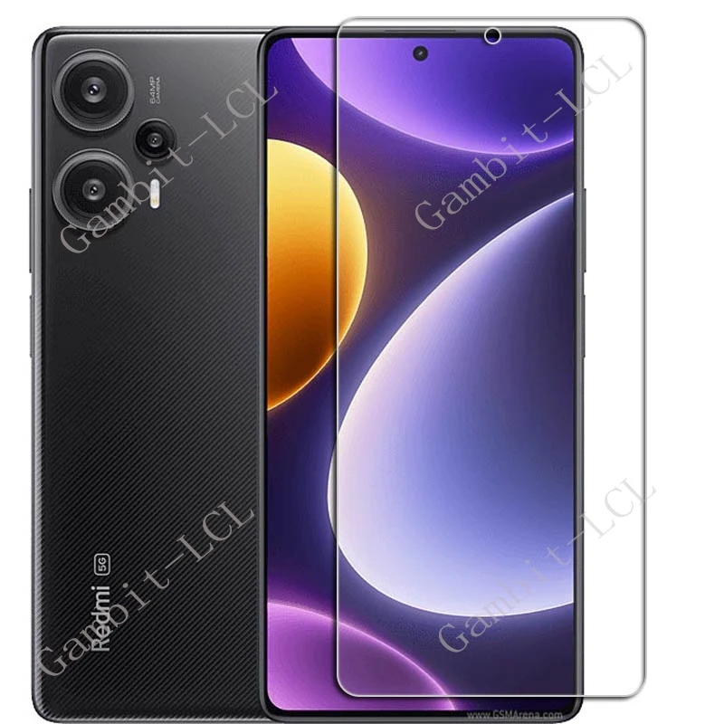 3 uds 9H Original para Xiaomi Poco F5 Protector de vidrio templado en XiaomiPocoF5 PocoF5 6,667 "película protectora de pantalla - imagen 5